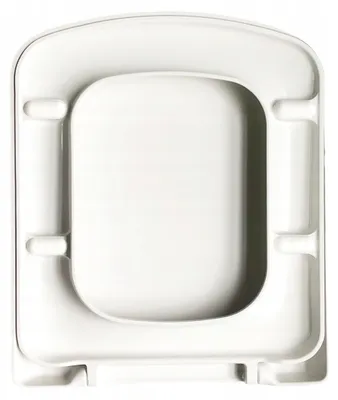 Produktbild von WC Sitz - Toilettensitz - für Roca Sidney - Weiß - 44,7 Cm X 37,3 Cm - Antibakteriell - Duroplast - Toilettendeckel