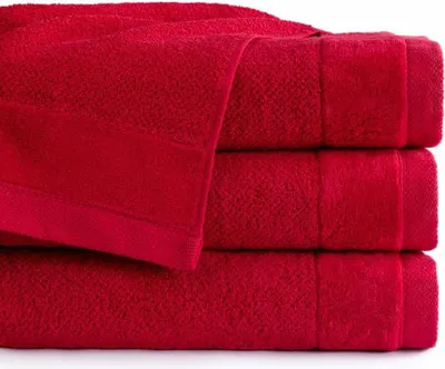 Zdjęcie produktu dla Detexpol Ręcznik Vito 50x90 czerwony bawełna frotte 550g/m2