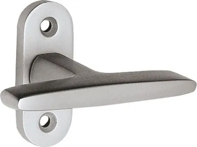 Produktbild von Fenstergriff 1511/0000 Alu.F2/neusilberfarbig 35mm Kreuzgriff EDI