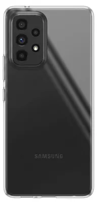 Obrázok produktu pre Mayaxess, silikónové puzdro pre Galaxy A53 5G so zvýšeným okrajom, priehľadné