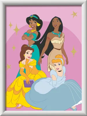 Obrázek produktu pro CreArt, Malování podle čísel s pohádkovými princeznami Disney, od 9 let, rozvíjí fantazii