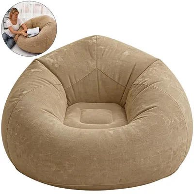 Produktbild von Sitzsack Tropfenform 110x110x85cm – Bean Bag Chair für Erwachsene Kinder | Gaming Sitzsack Wohnzimmer Outdoor