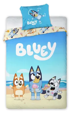 Produktbild von Bluey - Strandtag - Wende-Bettwäsche-Set, 135x200 & 80x80