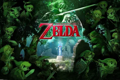 Produktbild von The Legend of Zelda Poster Link Schwert 91,5 x 61 cm