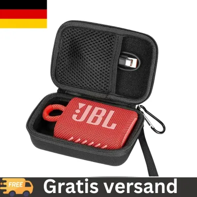 Produktbild von PushingBest EVA Schutzhülle für JBL Go 2 – Robuste Tasche für sicheren Schutz, Stoßfest, Kratzfest, Tragbare Aufbewahrung für JBL Go Lautsprecher