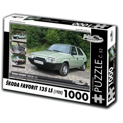 Obrázok produktu pre Puzzle č. 52 - ŠKODA FAVORIT 135 LS (1988) 1000 dielikov