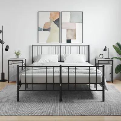 Obrázek produktu pro vidaXL Noční stolky 2 ks. Grey Sonoma 40x42x60 cm odvozený výrobek ze dřeva