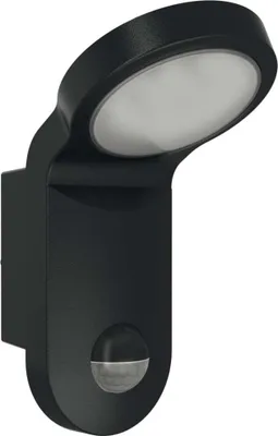 Produktbild von ESYLUX AOL 100 LED 5K, Wandbeleuchtung für den Außenbereich, Schwarz, Aluminium, Kunststoff, IP55, Fassade, II