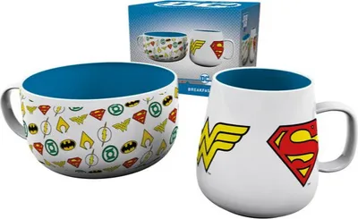 Produktbild von Frühstücksset DC Comics - Logos