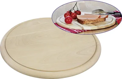 Immagine prodotto di HI Holzteller aus hellem Plantagenholz Ø28 cm 24 Stück Verkaufseinheit 194411 4034127285664