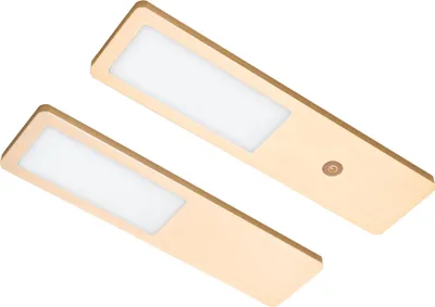 Zdjęcie produktu dla Oświetlenie podszafkowe LED do kuchni 2x4 W, lampa kuchenna Fynn, ciepła biel