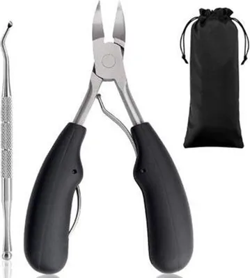 Produktbild von 5-teiliges professionelles Nagelknipser Set, Pediküre Set mit Nagelknipser und Nagelscheren aus Edelstahl - NAILPRO