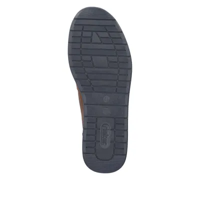 Immagine prodotto di Rieker mocassino slip-on da uomo in pelle con motivo traforato 11950, misura:44 EU, colore:Marrone