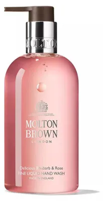 Productafbeelding van Molton Brown Gel Hand Delicious: Fijne handzeep met de geur van rabarber en roos