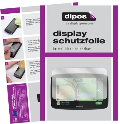 Produktbild von 6x Schutzfolie für TomTom GO Essential 6 klar Displayschutzfolie Folie Display