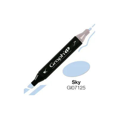 Obrázek produktu pro Lihová fixa GRAPH'IT oboustranná Fine & Chisel, Sky