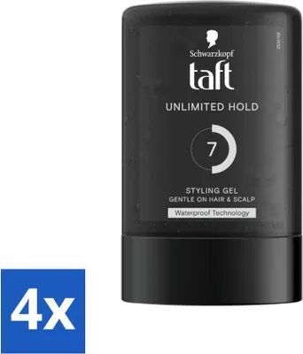 Zdjęcie produktu dla Taft - Unlimited Hold 7 - Żel do stylizacji - Unlimited Hold - 300 ml - Value pack - 4 szt