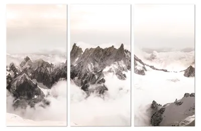 Immagine prodotto di LUMASOUL Quadri su tela 90x60 cm, Motivo invernale 3, Quadri da Parete per Soggiorno e Camera da Letto, 3 pezzi