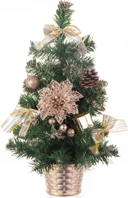 Imagen del producto de Árbol MagicHome Navidad, decorado, bronce, 30 cm