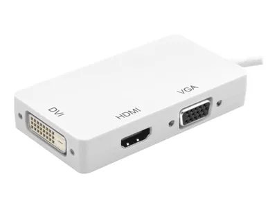 Immagine prodotto di Techly IADAP-DP-COMBOF2 Techly Adapter - DisplayPort 1.2 Stecker auf HDMI/DVI/VGA