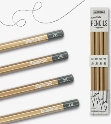 Image de Crayons Bookaroo - Or (4 pièces)