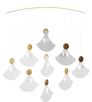Produktbild von Flensted Mobiles Engelchor, (9 Engeln) Karton 35x35 cm