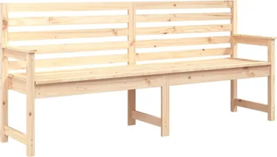 Produktbild von vidaXL Gartenbank 203,5x48x91,5 cm Massivholz Kiefer