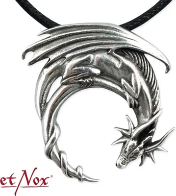 Produktbild von etNox Anhänger „Fantasy Dragon“ 925 Silber: Drachen Schmuckset