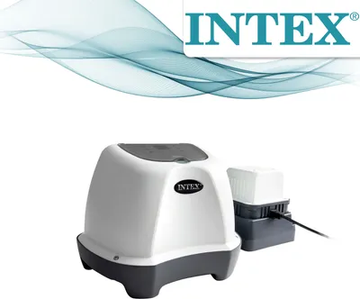 Zdjęcie produktu dla Intex Krystal Clear Salzwasser System, 17,4 m³, 1 m³/h, 3 g/l, 4 g/h, 3,2 cm, Biały