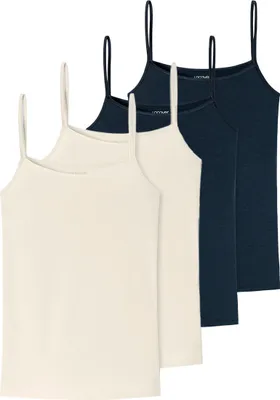 Produktbild von uncover by Schiesser 4er Pack Bamboo Baumwolle Spaghetti Top Hochwertig verarbeitet, Bequemes Tragegefühl, Aus elastischem Single-Jersey