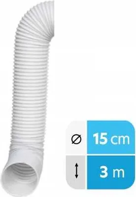 Zdjęcie produktu dla Rura do klimatyzatora przenośnego (fi15cm) - 3m