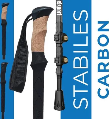 Produktbild von Famanu Nordic Walking Stöcke - Stabilität und Höhenverstellbarkeit
