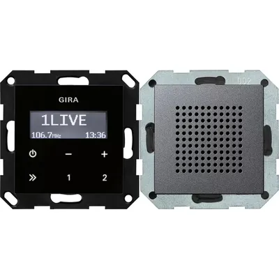 Obrázek produktu pro GIRA 228028 Rádiobudík digitální antracitový