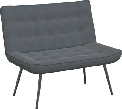 Immagine prodotto di Panca Grigio Scuro 110x74x84 cm in Velluto