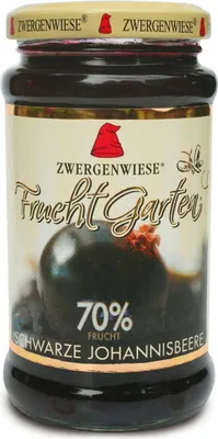 Produktbild von FruchtGarten Schwarze Johannisbeere 225g