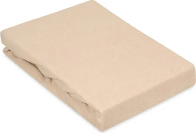 Obrázek produktu pro Napínací prostěradlo z froté, 150/160 x 190/200 cm, Premium, béžové
