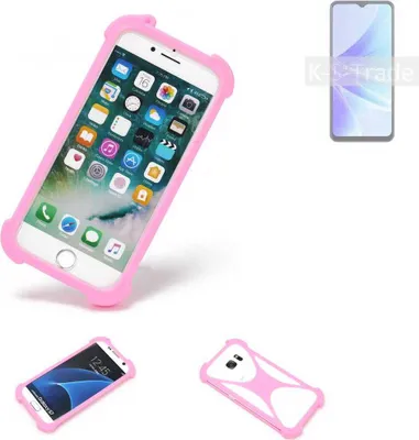 Produktbild von K-S-Trade Handy Hülle kompatibel mit Oppo A57s Schutz Hülle Bumper Silikon Schutz Hülle Cover Case Silikoncase Silikonbumper TPU Softcase