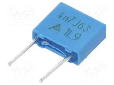 Produktbild von 10x Kondensator: Polyester 40VAC 63VDC Rastermaß: 5mm 4,7nF 5% B32529C0472J000 Po