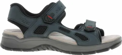 Produktbild von Rieker Herren Sandalen 35905-40, 35905-41, 35905-42, 35905-43, 35905-44, 35905-45, 35905-46, 35905-47 RIE-26955 denim/schwarz/schwarz 43