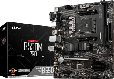 Produktbild von MSI A520M PRO, AMD, Socket AM4, 3rd Generation AMD Ryzen? 3, 3rd Generation AMD Ryzen 5, 3rd Generat