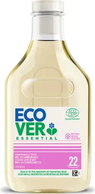 Produktbild von Ecover – Essential Flüssigwaschmittel – Wolle und Feinwäsche – 1 Liter – 22 Wäschen - 1 Stück