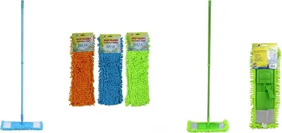 Zdjęcie produktu dla mop płaski szenilowy + kij teleskopowy LENA COZ4317