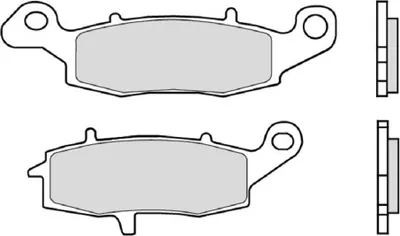 Produktbild von BREMBO Bremsbeläge Satz für SUZUKI MOTORCYCLES VANVAN 07KA1807