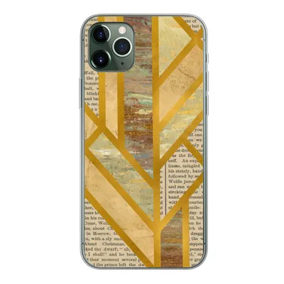 Produktbild von MuchoWow® Handyhülle Schutzhülle Hülle für iPhone 11 Pro Max Gold - Marmor - Vintage Silikon Softcase Handy Hülle - Schutz