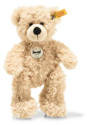 Produktbild von Steiff Teddybär Fynn beige 18 cm, Teddy-Bär zum Kuscheln und Spielen für Kinder, aus kuschelweichem Plüsch, Stofftier-Teddy beweglich & waschmaschinenfest – Größe 18 cm Teddybär