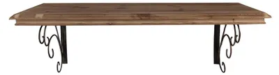 Obrázok produktu pre Nástenná polica Clayre & Eef 105x35x35 cm hnedé drevo