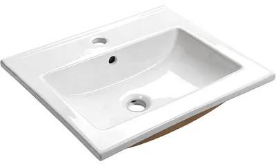 Obrázok produktu pre Keramické umývadlo 4001U-50, 51 x 45 x 16 cm, biele – A