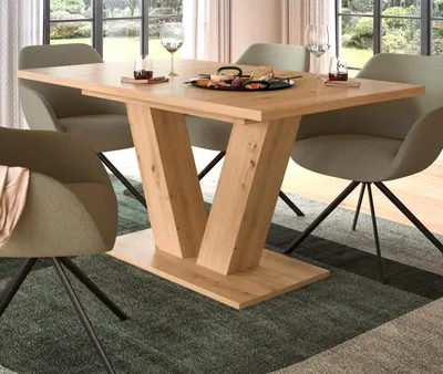 Produktbild von Esstisch "Home-X" in Artisan Eiche Tisch ausziehbar 150 - 190 cm