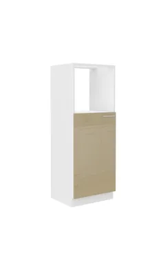 Produktbild von Küchen Midi Hochschrank 60 Lara Cappuccino Hochglanz Küchenzeile Küchenblock