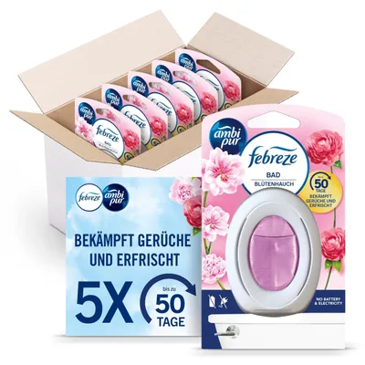 Produktbild von Febreze Badlufterfischer Blossom & Breeze 5er Pack